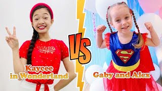 Kaycee in Wonderland VS Gaby (Gaby and Alex)Transformation 👑 New Stars From Baby To 2023