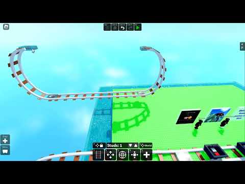 Create a Cart Ride! How to connect track [Roblox]