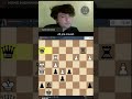 hans neimann proves he is a genius with an amazing rook sacrifice