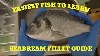 LEARN TO FILLET FISH | WHOLE SEABREAM FILLET GUIDE