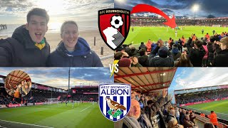 AFC BOURNEMOUTH VS WBA (VLOG) * SIX GOAL THRILLER, AS THE CHERRIES, BATTER THE BAGGIES!*