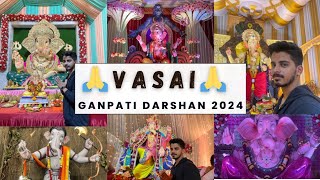 Vasai Ganpati Darshan 2024 | वसई गणपती दर्शन २०२४ | Vasai's Best Ganesh Pandals.