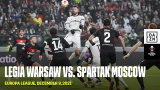 HIGHLIGHTS | Legia Warsaw vs. Spartak Moscow (Europa League 2021-2022)