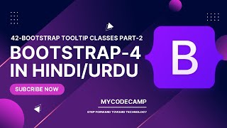 Bootstrap Tooltip Plugin Tutorial in Hindi / Urdu | Bootstrap Tooltip Tutorial Part-2
