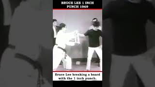 Bruce Lee 1 inch punch 1969