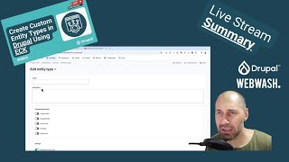 Summary: Create Custom Entity Types in Drupal Using ECK