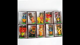 Wooden Handpainted God set of 10 #woodenhandpainted #theperfectbazaar #handicraft #decor #homedecor