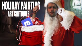 Critiquing My Discord's Winter Themed Paintings Ft. Ramon Hurtado