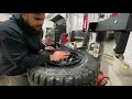 how to use a tire machine mounting offroad tires