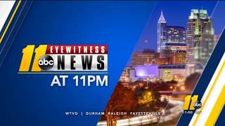WTVD ABC 11 Eyewitness News at 11pm open (1-9-20)