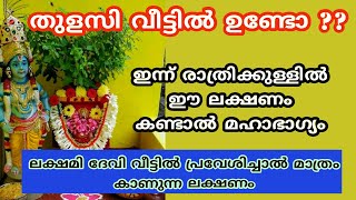 ഇന്ന് രാത്രിക്കുള്ളിൽ ഈ ലക്ഷണം കണ്ടാൽ മഹാഭാഗ്യം...tulsi vivah 2024