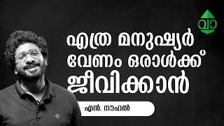 എത്ര മനുഷ്യർ വേണം ഒരാൾക്ക് ജീവിക്കാൻ ?