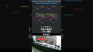 【初心者向け音楽理論245】ヒット曲で採用される最強進行「6251進行」とは。「POKEDANCE」【エモい曲／作曲／かっこいい／初心者／DTM／打ち込み／MIDI／コード進行／ボカロ】#shorts