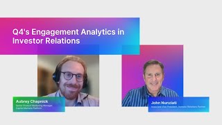 Q4's Engagement Analytics in Investor Relations