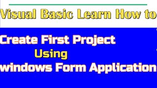 How to Create your first program using Microsoft Visual Basic 2010