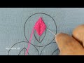 Beautiful Three Leaf Tutorial,3 Leaf Hand Embroidery Basic Stitch for Beginner,3 Type of Leaf