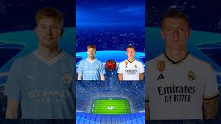 Manchester City 2024 VS Real Madrid 2024 ( Haaland & Alvraz & Modric & Bellingham ) 😈😍 #shorts