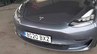 Tesla Model Performance Midnight Silver Birmingham UK 2020