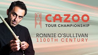 Ronnie O'Sullivan's 1100th Century | Cazoo Tour Championship