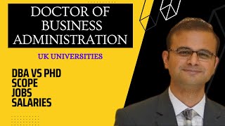 Doctorate of Business Administration | Doctor of Business Administration in UK | DBA | Dr. Ali