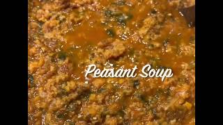 Serio Cooks! Peasant Soup