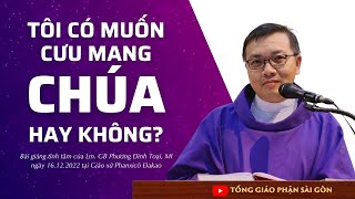 Tôi có muốn cưu mang Chúa hay không? - Lm. GB Phương Đình Toại, MI