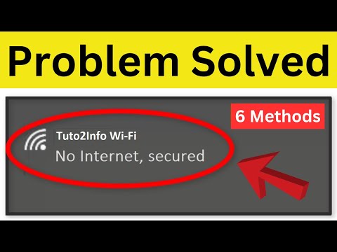 How To Fix: Wifi Error “No Internet, Secured” Windows 10 & 11 | WIFI No Internet Secured Error Fixed