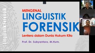 Mengenal Linguistik Forensik