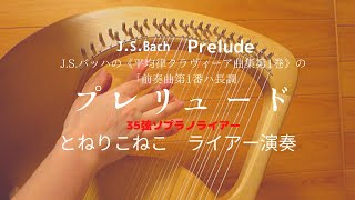 「プレリュード」J.S.バッハの《平均律クラヴィーア曲集 第1巻》の「前奏曲 第1番 ハ長調」 （ゲルトナー３５弦ライアー）Prelude J.S.Bach (by 35 strings Lyre)