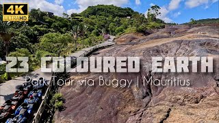 23 Coloured Earth Park, Mauritius | 4K Tour via Buggy ride