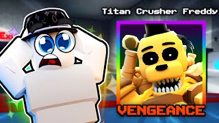 I Got FIRST SHINY APEX TITAN CRUSHER FREDDY.. (Five Nights TD)