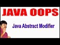 Java Tutorials || Java OOPS  || Java Abstract Modifier || by Durga sir