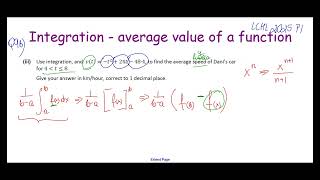 Leaving Cert Higher Level Maths - Average Value of a Function (Integration Tutorial)