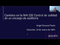 cambios en la nia 220