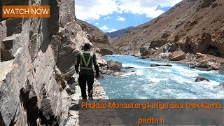 Phuktaal monastery | Gonbo ranjan to Phuktaal monastery | Delhi to ladakh | Leh Ladakh bike trip |