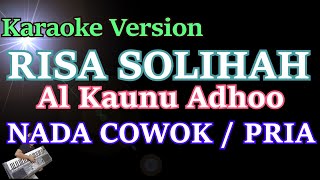 Al Kaunu Adhoo - Risa Solihah (KARAOKE NADA COWOK/PRIA) AN NUR RELIGI