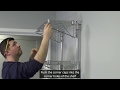 How to Install Your Adjustable Wall-Mounted Wire Shelving