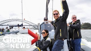 Invictus competitor ditches royal protocol, lifts Prince Harry in hug