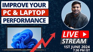 Improve PC and Laptop Performance - Live Stream | Technoholic