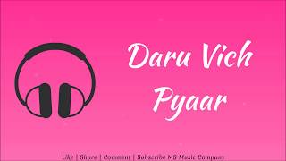 Daru Vich Pyaar Song Guest in London Raghav Sachar Kartik Aaryan Full Video | MP3 HD