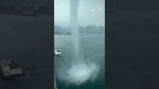 Waterspout at Victoria Habour 維港水龍捲