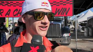 Ken Roczen (and his dog) interview at Anaheim Supercross