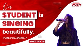 Our Student's Beautiful Singing Performance | Teachers' Day Celebration | CAPS Academy