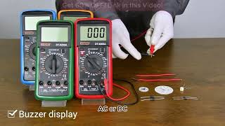 ANENG DT9205A Digital Multimeter ACDC Transistor Tester Electrical NCV Test Meter Profesional Analog