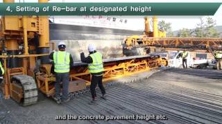 Mechanical-placement Continuously Reinforced Concrete Pavement