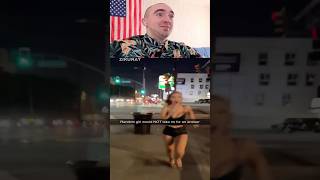 Random Girl Would NOT Take No For an Answer #funny #usa #reaction