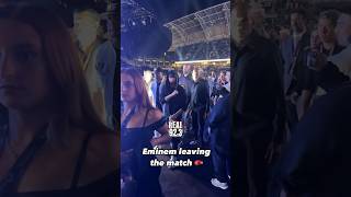 Eminem leaving Crawford Vs. Madrimov fight in Los Angeles