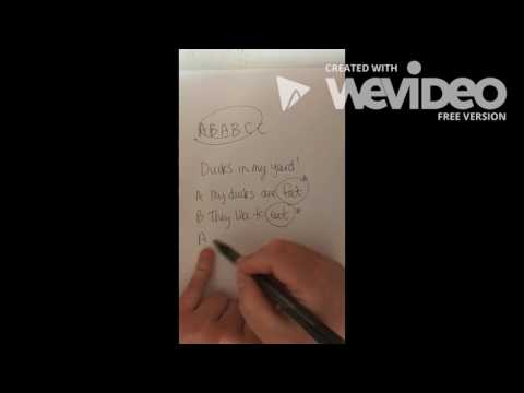 How to Write a Poem with a Specific Rhyme Scheme How to Write a Poem with a Specific Rhyme Scheme