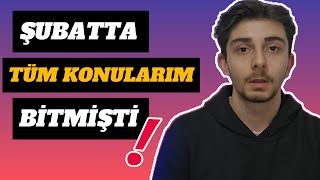 TÜM KONULARI ERKENDEN NASIL BİTİRDİM ?