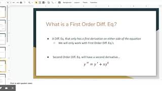 Differential Equations - Google Slides